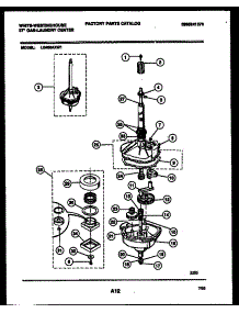 07 - Transmission Parts parts for Frigidaire Washer Dryer Combo LG400AXD1 from AppliancePartsPros.com