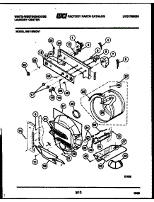 03 - Console, Control And Drum parts for Frigidaire Washer Dryer Combo SM115MXD1 from AppliancePartsPros.com