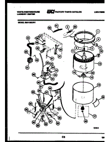 05 - Tubs, Water Valve And Lid Switch parts for Frigidaire Washer Dryer Combo SM115MXD1 from AppliancePartsPros.com
