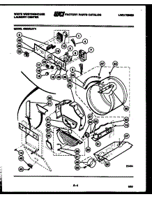 03 - Console, Control And Drum parts for Frigidaire Washer Dryer Combo SM230JXW4 from AppliancePartsPros.com