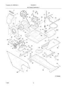 05 - Motor / Blower / Belt parts for White Westinghouse Washer Dryer Combo SWXG831HQ2 from AppliancePartsPros.com