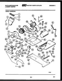 03 - Motor, Blower And Miscellaneous Par parts for Frigidaire Washer Dryer Combo LG600MXD2 from AppliancePartsPros.com