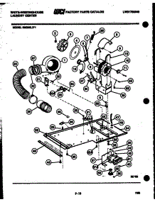 04 - Dryer Motor, Blower And Belt parts for Frigidaire Washer Dryer Combo SM230LXD1 from AppliancePartsPros.com