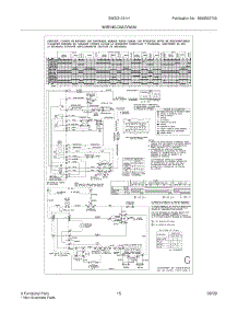15 - Wiring Diagram parts for White Westinghouse Washer Dryer Combo SWSG1031HS4 from AppliancePartsPros.com