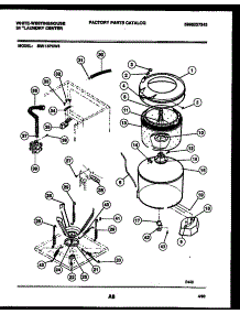 05 - Tubs, Water Valve And Lid Switch parts for Frigidaire Washer Dryer Combo SM115PXD3 from AppliancePartsPros.com