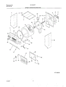 03 - Dry Cab,Drm,Htr parts for White Westinghouse Washer Dryer Combo WLSG62RFD1 from AppliancePartsPros.com