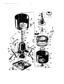 05 - Tubs parts for Frigidaire Washer LA400EXV3 from AppliancePartsPros.com