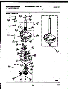 07 - Transmission Parts parts for Frigidaire Washer Dryer Combo SM230PXD2 from AppliancePartsPros.com