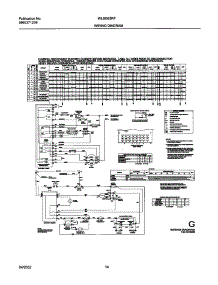 14 - 134131200 Wiring Diagram parts for White Westinghouse Washer Dryer Combo WLSG62RFW2 from AppliancePartsPros.com