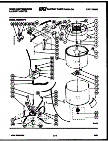 05 - Tubs, Water Valve And Lid Switch parts for Frigidaire Washer Dryer Combo SM230JXW4 from AppliancePartsPros.com