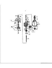08 - Transmission parts for Frigidaire Washer LA650EXW3 from AppliancePartsPros.com
