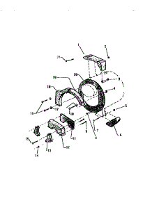 09 - Counterweight Section parts for Frigidaire Washer LT700EXF1 from AppliancePartsPros.com