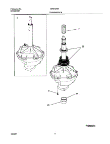07 - Transmission parts for White Westinghouse Washer SWS1549AS0 from AppliancePartsPros.com
