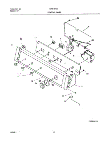 09 - Control Panel parts for White Westinghouse Washer SWS1549AS0 from AppliancePartsPros.com