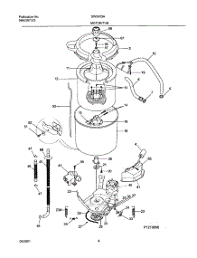 05 - Wshr Mtr,Hose parts for White Westinghouse Washer SWS933AQ0 from AppliancePartsPros.com