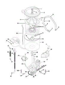 04 - Section parts for Frigidaire Washer WWX233REW1 from AppliancePartsPros.com