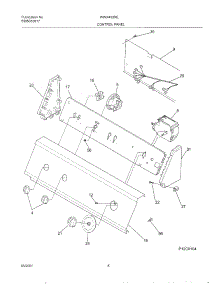 09 - Control Panel parts for White Westinghouse Washer WWX433RED1 from AppliancePartsPros.com