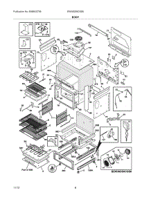 07 - Body parts for Electrolux Range EW30DS6CGS6 from AppliancePartsPros.com