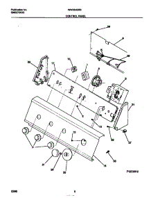 05 - Control Panel parts for Frigidaire Washer WWX645RBD4 from AppliancePartsPros.com