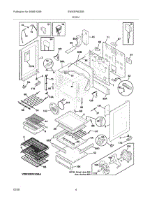 05 - Body parts for Electrolux Range EW30EF65GSB from AppliancePartsPros.com