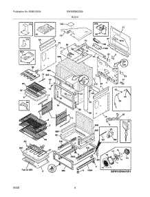 05 - Body parts for Electrolux Range EW30ES6CGS2 from AppliancePartsPros.com
