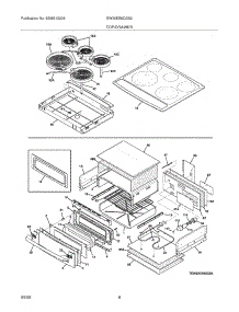 07 - Top / Drawer parts for Electrolux Range EW30ES6CGS2 from AppliancePartsPros.com