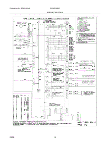 14 - Wiring Diagram parts for Electrolux Range EW30ES65GBA from AppliancePartsPros.com