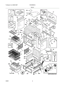05 - Body parts for Electrolux Range EW30ES6CGW2 from AppliancePartsPros.com