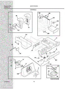 11 - Controls parts for Electrolux Refrigerator E23CS75DSS0 from AppliancePartsPros.com