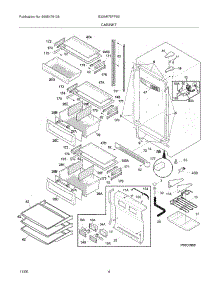 05 - Cabinet parts for Electrolux Refrigerator E32AR75FPS0 from AppliancePartsPros.com