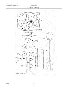 07 - Cabinet-Freezer parts for Electrolux Refrigerator E42BS75ETT from AppliancePartsPros.com