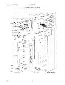 13 - Cabinet-Fresh Food / Refr parts for Electrolux Refrigerator E42BS75ETT from AppliancePartsPros.com