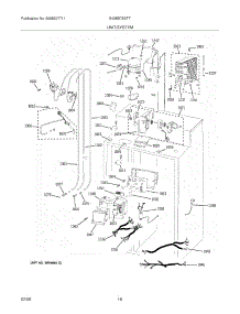 17 - Unit / System parts for Electrolux Refrigerator E42BS75ETT from AppliancePartsPros.com