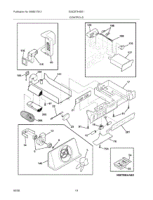 11 - Controls parts for Electrolux Refrigerator E23CS78HSS1 from AppliancePartsPros.com