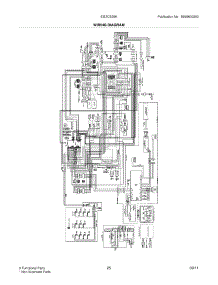 25 - Wiring Diagram parts for Electrolux Refrigerator EI23CS35KW0 from AppliancePartsPros.com