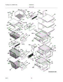 09 - Shelves parts for Electrolux Refrigerator EI26SS30JB1 from AppliancePartsPros.com