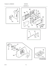 11 - Controls parts for Electrolux Refrigerator EI26SS35JB0 from AppliancePartsPros.com