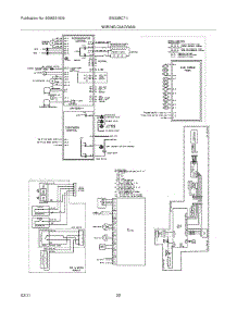 22 - Wiring Diagram Pg 1 parts for Electrolux Refrigerator EW23BC71IW8 from AppliancePartsPros.com
