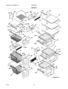 09 - Shelves parts for Electrolux Refrigerator EI26SS55GS3 from AppliancePartsPros.com