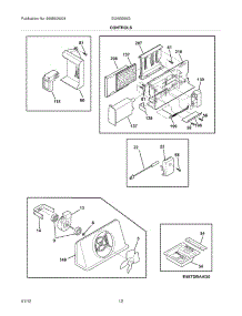 11 - Controls parts for Electrolux Refrigerator EI26SS55GW0 from AppliancePartsPros.com