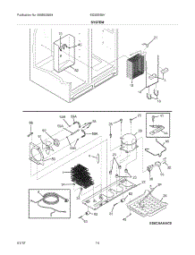 13 - System parts for Electrolux Refrigerator EI23SS55HS1 from AppliancePartsPros.com