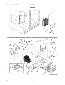 13 - System parts for Electrolux Refrigerator EW23CS65GB0 from AppliancePartsPros.com