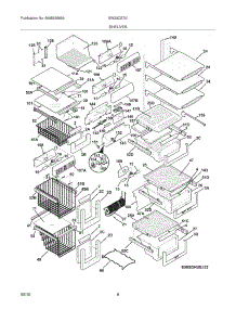 09 - Shelves parts for Electrolux Refrigerator EW23CS70IW3 from AppliancePartsPros.com