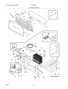 11 - Cooling System parts for Electrolux Refrigerator EW28BS71IS0 from AppliancePartsPros.com