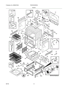 07 - Body parts for Electrolux Range EW30GS65GS9 from AppliancePartsPros.com