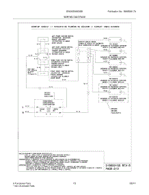 15 - Wiring Diagram parts for Electrolux Range EW30GS65GSB from AppliancePartsPros.com