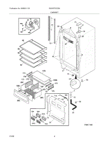 05 - Cabinet parts for Electrolux Refrigerator E32AR75DCS0 from AppliancePartsPros.com