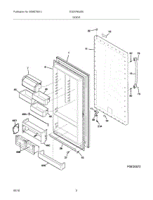 03 - Door parts for Electrolux Refrigerator EI32AR65JS0 from AppliancePartsPros.com