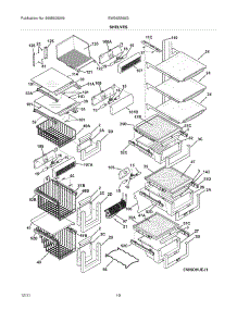 09 - Shelves parts for Electrolux Refrigerator EW26SS65GS3 from AppliancePartsPros.com
