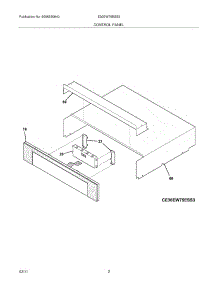 03 - Control Panel parts for Electrolux Oven E30EW75ESS3 from AppliancePartsPros.com